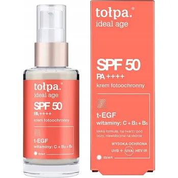 Přípravek na opalování Tołpa krém na obličej s UV ochranou Ideal Age 50 SPF na den PA++++ 30 ml