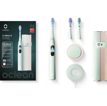 Elektrický zubní kartáček Sonický kartáček Oclean X Ultra Set mátový