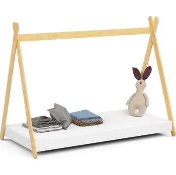 Dětská postel Akord Graciela II (bílá) (s matrací)