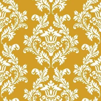Papírový ubrousek Ubrousky MAKI L (20ks) Gold &amp; White Wallpaper