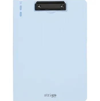 Dvojdeska STRIGO A4 s horním klipem - modrá