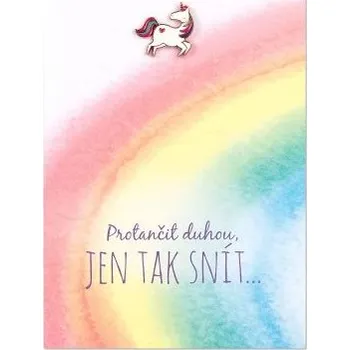 ALBI Přání s broží - Jednorožec