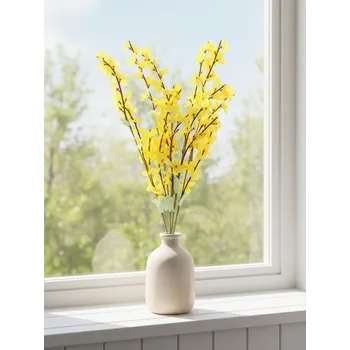 umělá květina Sinsay - Dekorativní rostlina ve formě větvičky zlatice - žlutá - 043JD-11X - 043JD-11X-ONE
