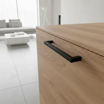 Nábytkové kování Interex design Úchytka SANA / Černá matná 128 mm