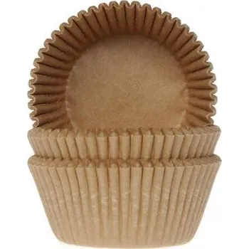 Formička Alvarak košíčky na muffiny Hnědé (50 ks) 3,2 x 5 cm