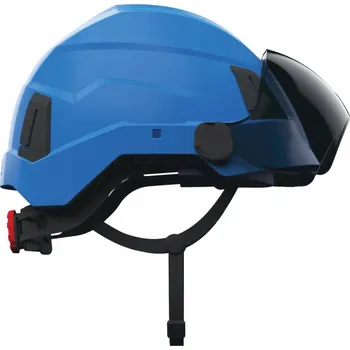 Pracovní přilba OCHRANNÁ PŘILBA ATRA 40 s obličejovým štítem S42, MODRÁ