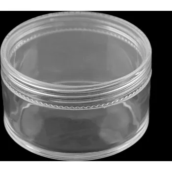 Dóza na potraviny Plastová dóza 6x3,5 cm šroubovací Varianta: transparent, Balení: 6 ks