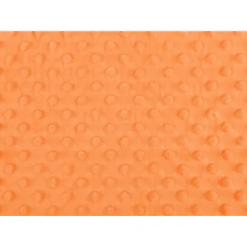 Minky s 3D puntíky SAN, střední, 18 (25) oranžová světlá