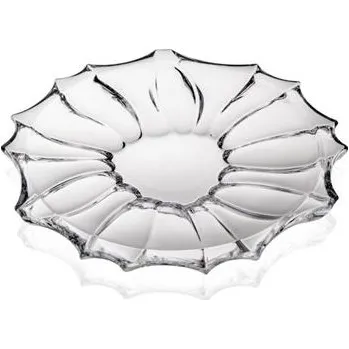 Talíř Křišťálový dezertní talířek na dort BOHEMIA PLANTICA 20 cm