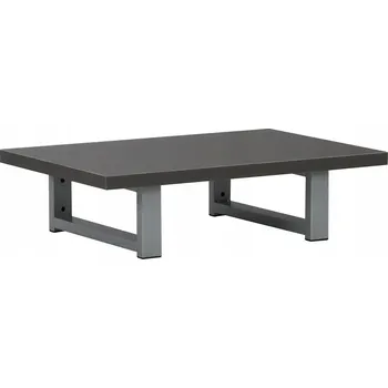 Koupelnový nábytek Závěsná police do koupelny, dřevotříska a kov, šedá, 60x40x16,3 cm