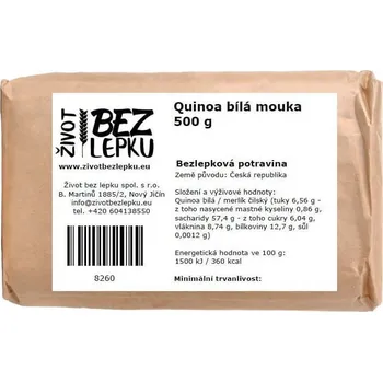 Přisada na vaření a pečení Život bez lepku Quinoa bílá mouka 500 g