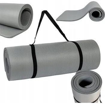 podložka na cvičení Profesionální Podložka Na Jógu na cvičení, gymnastická, NBR, 180 × 60 × 1,5 cm