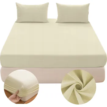 Prostěradlo Prostěradlo Jersey s gumou 90x200+25 Žluté