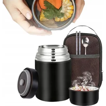 Termoska TERMOSKA OBIADOWY TERMOSKA NA JÍDLO 0,8L - NA TEPLÉ OBĚDY