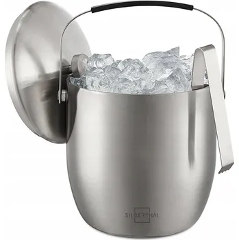 Nádoba na led Velký kbelík na led 3L s víkem a kleštěmi