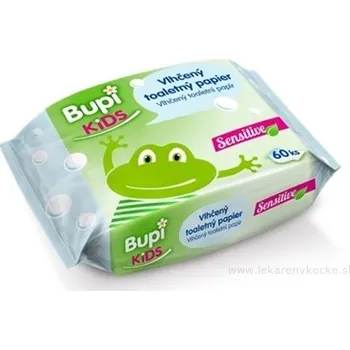 Toaletní papíry PALMA a.s. Bupi KIDS Vlhčený toaletní papír Sensitive 60 ks