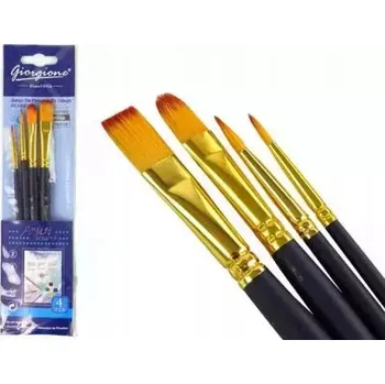 Obraz Sada uměleckých štětců – 4 různé tvary