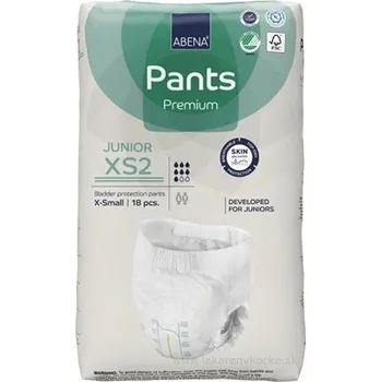 Inkontinenční kalhotky ABENA A/S ABENA Pants Premium JUNIOR XS2 18 ks
