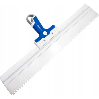 KUBALA Nerezová fasádní špachtle 600mm s ozubením 6x6mm pro lepidla a tmely 0538