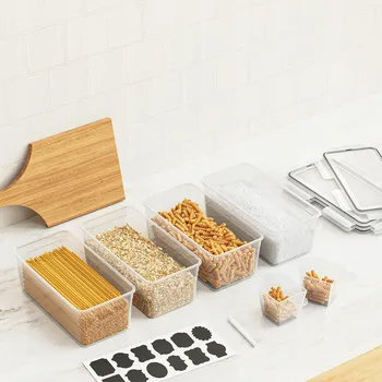 Úložný box SUREJOY Úložné boxy 3,5L s víkem Sada 4 ks Bez BPA