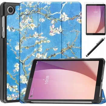 Pouzdro na tablet POUZDRO SMART COVER GRAFIKA pro Lenovo M8 4 Gen + DOTYKOVÉ PERO