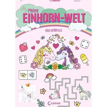 První čtění Meine Einhorn-Welt - Rätselblock - Grünhäuser, Anna Lena