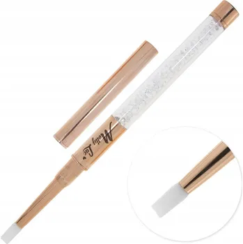 Kosmetický štětec Silikonový štětec MollyLac Golden Rose zlatý č. 1