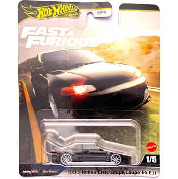 autíčko Hot Wheels Premium 1993 Honda Civic Coupe EX EJ1