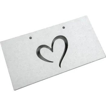 Obálka Valentýnská obálka na dárkové poukazy s vyřezávaným motivem - obálka srdce 230x3x120 mm 10 ks