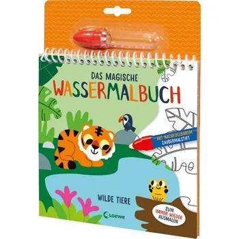 První čtění Das magische Wassermalbuch - Wilde Tiere - Pidde, Svenja