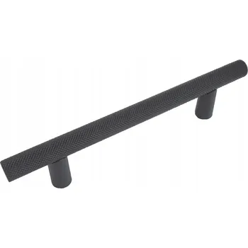 Nábytkové kování Nábytková úchytka italská Reling L-384 ČERNÁ MATNÁ