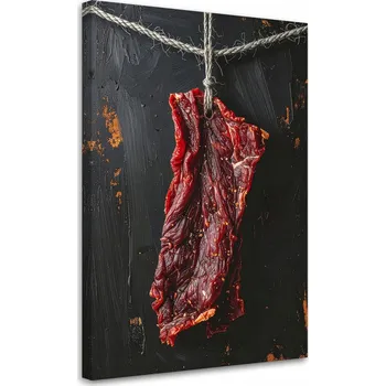 Obraz Obraz do kuchyně restaurace baru jídelny, Sušené červené maso 80x120