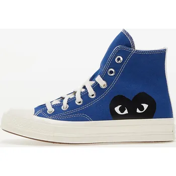 Pánské tenisky Tenisky Converse x Comme des Garçons PLAY Chuck 70 Hi Blue/ Black/ Egret EUR 41.5
