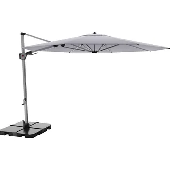 Slunečník KNIRPS Hyperion 340 cm - luxusní výkyvný zahradní slunečník s boční tyčí