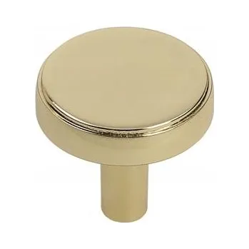 Nábytkové kování Nábytková knopka kulatá GU18 zlatý lesk 30 mm