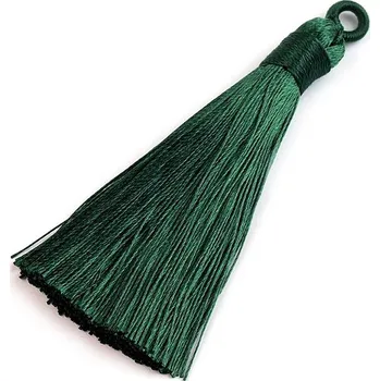 Střapec délka 80 mm, malé, 5 zelená jedle