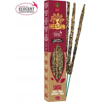 Čajovna Herbio Botanické vonné tyčinky SANTAL povzbuzují k aktivitě, afrodiziakum 20 g