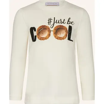 Monnalisa Dívčí Tričko S Dlouhým Rukávem S Ozdobnými Kamínky,...