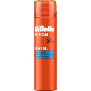 Gillette Fusion 5, gel na holení, hydratační, 200 Ml