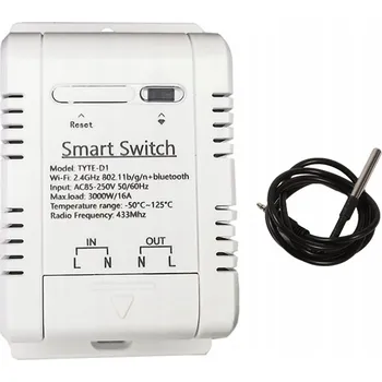 EXTERNÍ TERMOSTAT SE SENZOREM 16A 3000W – TERMOSTAT TUYA