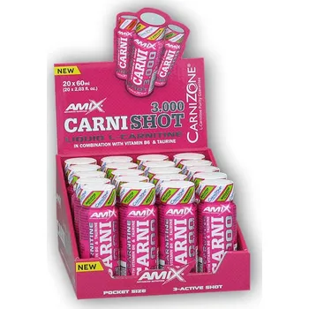 Spalovač tuku Amix CarniShot 3000 Box 20x60ml Varianta: lemon