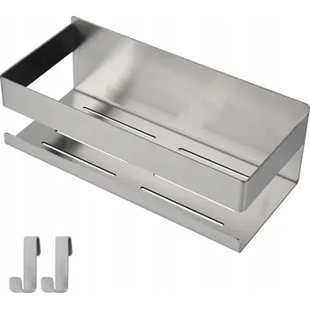 SPRCHOVÝ KOŠÍK, KOUPELNOVÝ REGÁL, BEZ VRTÁNÍ