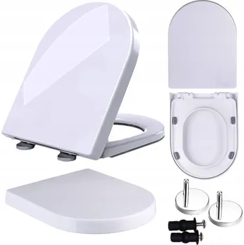 WC sedátko Sedátko na WC Mareani s pomalým sklápěním, antibakteriální, bílé, duroplast