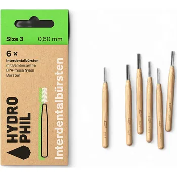 Zubní kartáček Hydrophil Bambusový mezizubní kartáček 0,60 mm, 6 ks