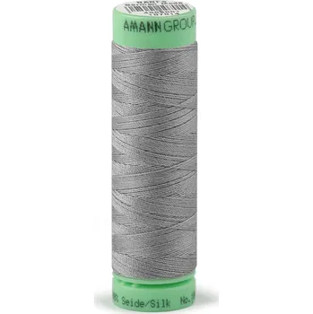 Nit Hedvábné nitě Amanda Mettler 50 m k obšívání knoflíkových dírek, střední, 0413 šedá světlá