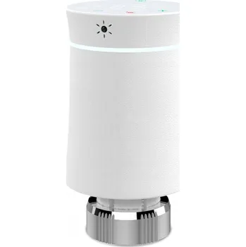 Chytrý termostat na radiátor Tuya ZigBee, dotykový, bílý