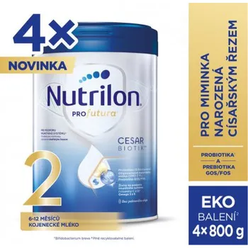 Kojenecká výživa Nutricia NUTRILON Profutura CESARBIOTIK 2 4 x 800 g