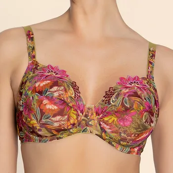 Podprsenka Lise Charmel - Danse des fleurs podprsenka vysoká nevyztužená fushia vert 90F BCJ6137