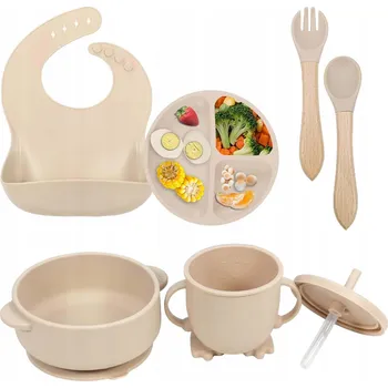 dětská jídelní sada Sada silikonového nádobí Bedee