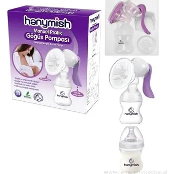 Odsávačka mléka hanymish Odsávačka mateřského mléka manuální páková 1 ks